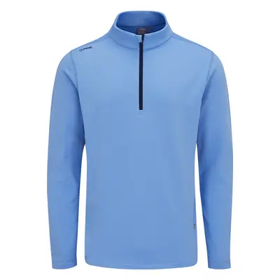 PING 2025 RHODRI GOLF PULLOVER - CORNFLOWER BLUE / NAVY - M