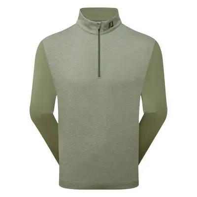 FOOTJOY 2025 TONAL HEATHER CHILL-OUT PULLOVER 34141 - OLIVE - M