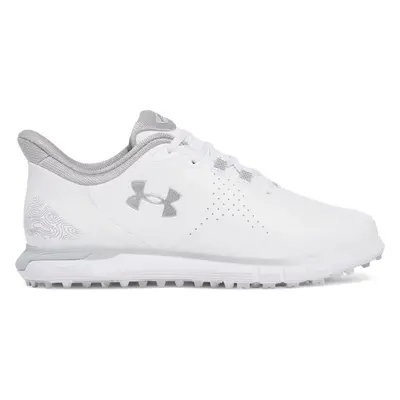 UNDER ARMOUR 2025 UA DRIVE FADE SL GOLF SHOES - WHITE / METALLIC SILVER - 7 UK