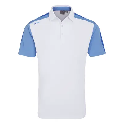 PING 2025 KELLY GOLF POLO SHIRT - WHITE MULTI - M