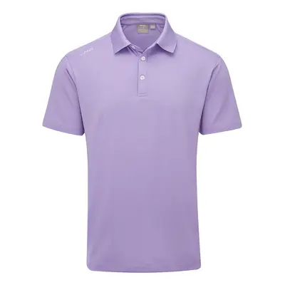 PING LINDUM GOLF POLO SHIRT - VIOLET - S