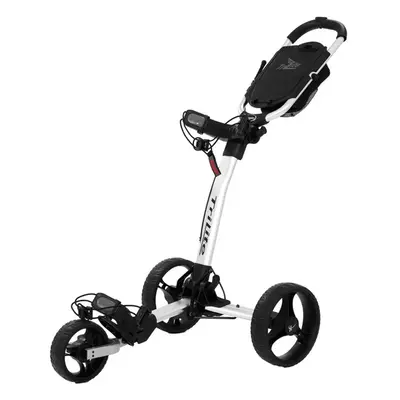 AXGLO TRILITE 3 WHEEL GOLF TROLLEY - WHITE / BLACK +FREE £59.99 ACCESSORY PACK