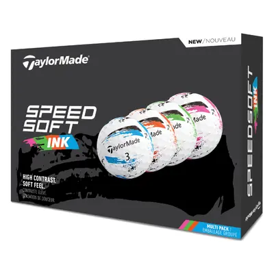 TAYLORMADE 2025 SPEEDSOFT INK GOLF BALLS - MULTI - 1 Dozen