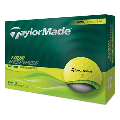 TAYLORMADE 2025 TOUR RESPONSE GOLF BALLS - YELLOW - 1 Dozen