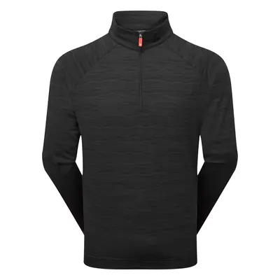 FOOTJOY 2025 WAVE JACQUARD CHILL-OUT PULLOVER 34106 - BLACK - M