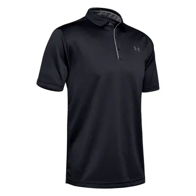 UNDER ARMOUR TECH GOLF POLO SHIRT - BLACK - M