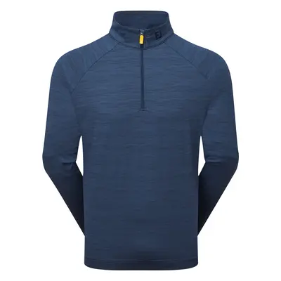 FOOTJOY 2025 WAVE JACQUARD CHILL-OUT PULLOVER 34104 - NAVY - M