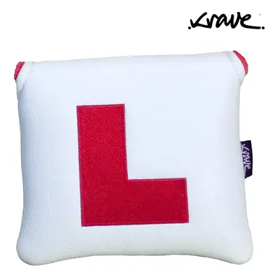 KRAVE LEARNER MALLET PUTTER HEADCOVER - WHITE