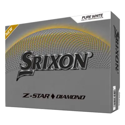 SRIXON 2025 Z-STAR DIAMOND GOLF BALLS - WHITE - PREORDER LATE FEBRUARY - 1 Dozen