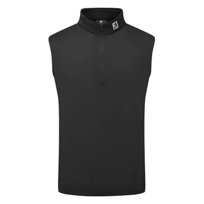 FOOTJOY 2025 HALF ZIP GOLF VEST 34145 - BLACK - M