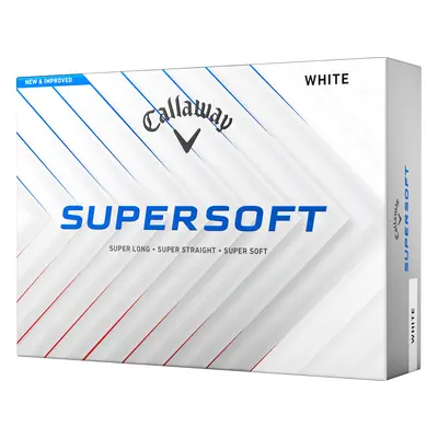 CALLAWAY 2025 SUPERSOFT GOLF BALLS - WHITE - 1 Dozen