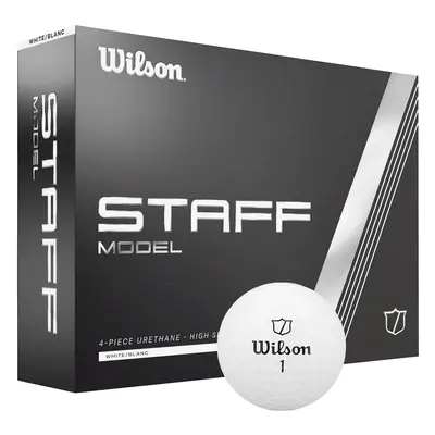 WILSON STAFF MODEL GOLF BALLS - WHITE - 1 Dozen