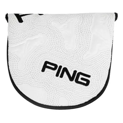 PING 2025 ICON GOLF MALLET PUTTER HEADCOVER - WHITE