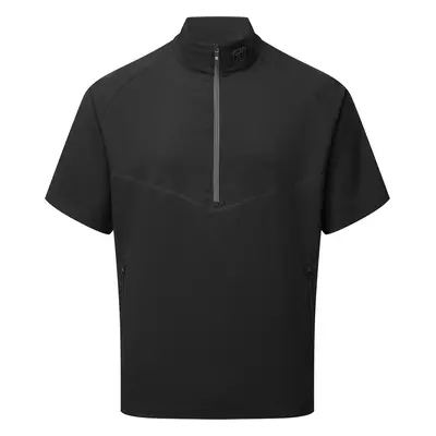 FOOTJOY 2025 ZEPHYR SHORT SLEEVE WINDSHIRT 34154 - BLACK - M