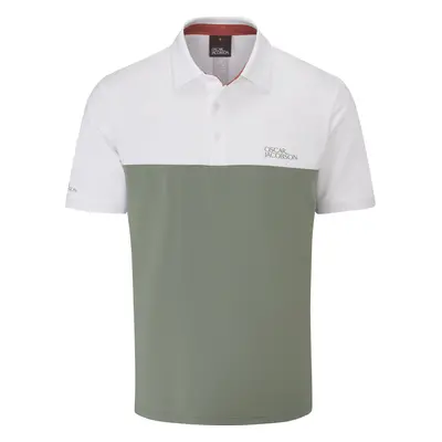 OSCAR JACOBSON 2025 MATLEY GOLF POLO SHIRT - WATERCRESS - M