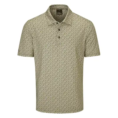 OSCAR JACOBSON 2025 NORTHCOTE GOLF POLO SHIRT - DAFFODIL - M