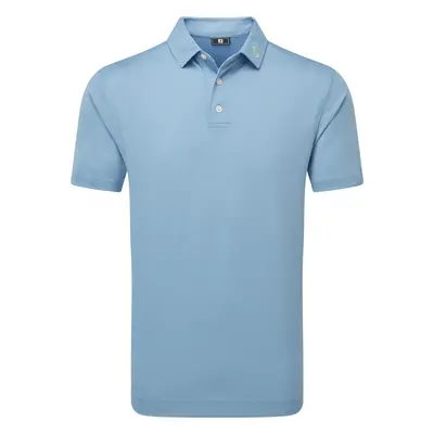 FOOTJOY 2025 STRETCH PIQUE SOLID GOLF POLO SHIRT 34079 - BLUE JAY - M