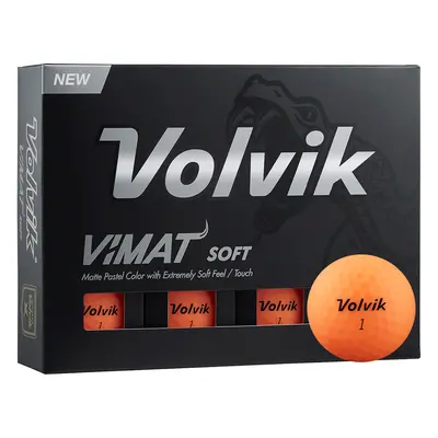 VOLVIK VIMAT SOFT GOLF BALLS - ORANGE