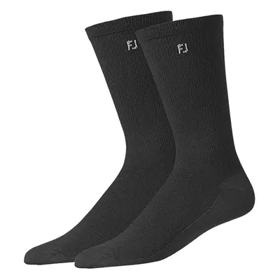 FOOTJOY PRO-DRY GOLF CREW SOCKS - BLACK (2 PACK)