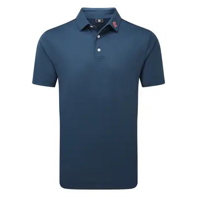 FOOTJOY 2025 STRETCH PIQUE SOLID GOLF POLO SHIRT 34077 - DARK DENIM - M