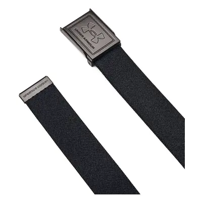 UNDER ARMOUR 2025 STRETCH WEBBING GOLF BELT - BLACK / CASTLEROCK