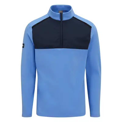 PING 2025 KEETON HYBRID HALF ZIP GOLF JUMPER - CORNFLOWER - M