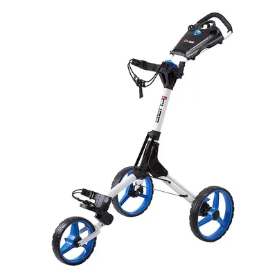 SKYMAX CUBE GOLF PUSH TROLLEY - WHITE / BLUE +FREE £39.99 GIFT PACK