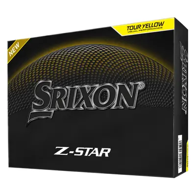 SRIXON 2025 Z-STAR GOLF BALLS - YELLOW - PREORDER LATE FEBRUARY - 1 Dozen