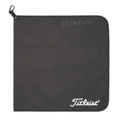 TITLEIST 2025 STADRY GOLF TOWEL / RAIN HOOD - BLACK