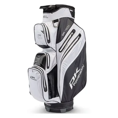 POWAKADDY 2025 DRI-TECH GOLF CART BAG - WHITE / BLACK - PREORDER LATE FEBRUARY