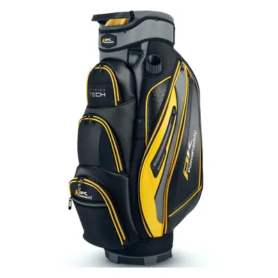 POWAKADDY PREMIUM TECH GOLF CART BAG - BLACK / YELLOW