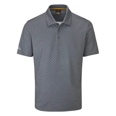 OSCAR JACOBSON 2025 GUILDFORD GOLF POLO SHIRT - PEWTER - M