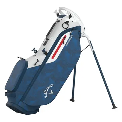 CALLAWAY 2025 FAIRWAY C STAND BAG - BLUE PALMS / LIGHT GREY / RED