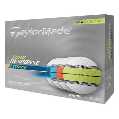 TAYLORMADE 2025 TOUR RESPONSE STRIPE GOLF BALLS - MULTI - 1 Dozen