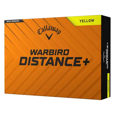 CALLAWAY 2025 WARBIRD+ GOLF BALLS - YELLOW - 1 Dozen