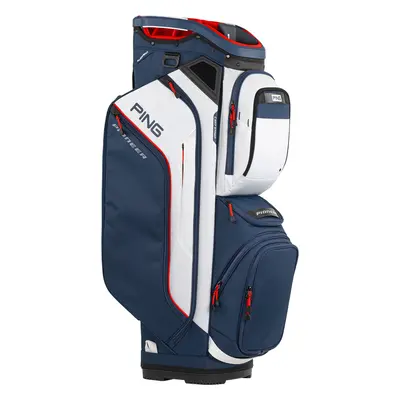 PING 2025 PIONEER GOLF CART BAG - NAVY / RED