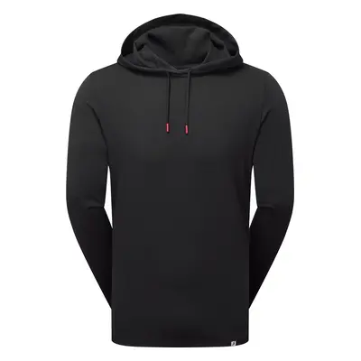 FOOTJOY 2025 OTTOMAN JACQUARD GOLF HOODIE 34087 - BLACK - M