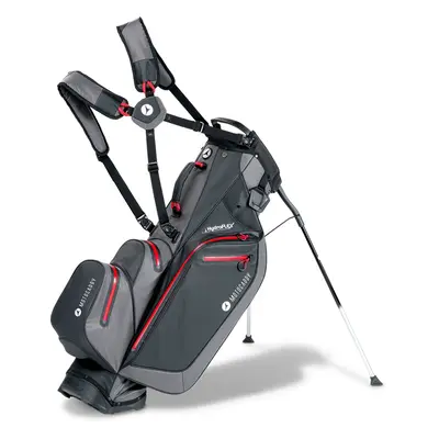 MOTOCADDY HYDROFLEX GOLF STAND CART BAG - CHARCOAL / RED