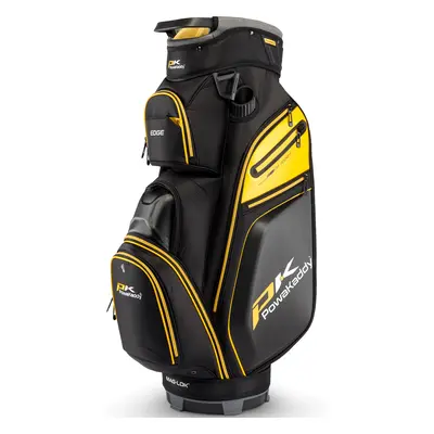 POWAKADDY 2025 EDGE GOLF CART BAG - BLACK / YELLOW - PREORDER LATE FEBRUARY