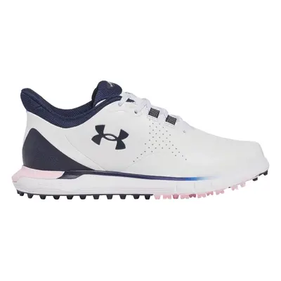 UNDER ARMOUR 2025 UA DRIVE FADE SL LADIES GOLF SHOES - WHITE / PRIME PINK 101 - 4.5 UK