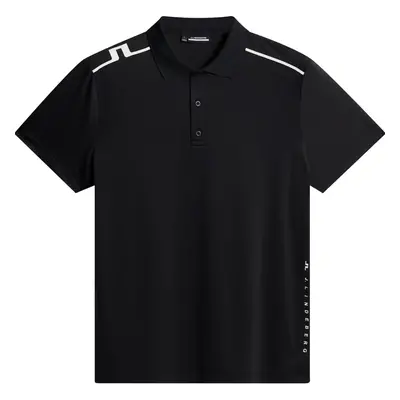 J.LINDEBERG 2025 LIONEL GOLF POLO - BLACK - M