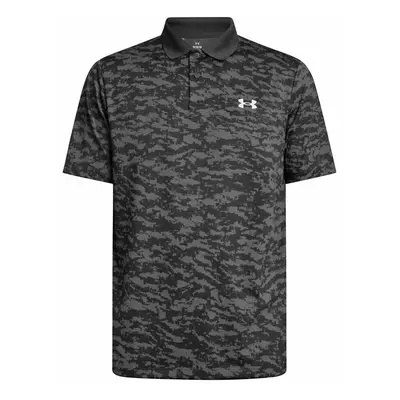 UNDER ARMOUR 2025 MATCHPLAY GOLF POLO SHIRT - BLACK / CASTLEROCK 008 - S