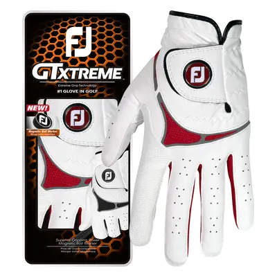 FOOTJOY GTXTREME ALL WEATHER GOLF GLOVE - WHITE / RED - LH (FOR RH GOLFER) , S