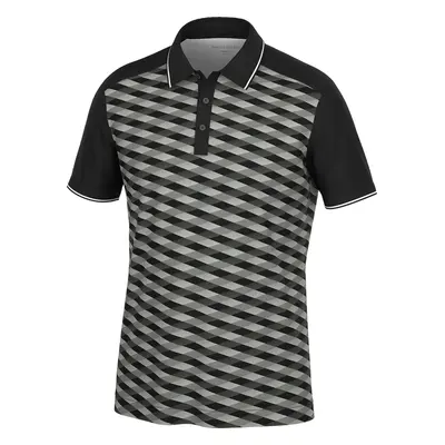 GALVIN GREEN 2025 MARLON GOLF POLO SHIRT - BLACK / SHARKSKIN - M