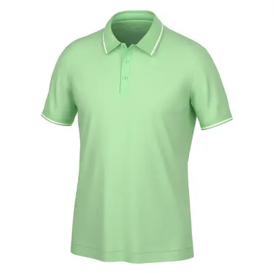 GALVIN GREEN 2025 MILLER GOLF POLO SHIRT - WHITE / FRESH GREEN - M