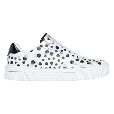 Skechers Women's Jade - On The Dot Sneaker in White/Black, Size | Synthetic