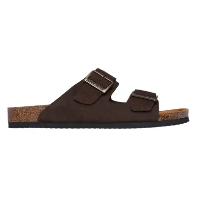 Skechers Men's Relaxed Fit: Aidan - Leelan Sandals in Chocolate, Size | Leather/Metal/Leather