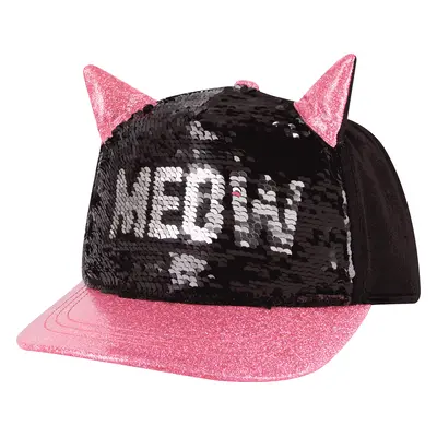 Skechers Girls Cat Ear Hat in Black | Polyester