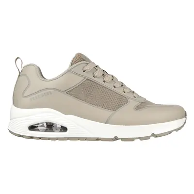 Skechers Men's Uno - Sol Sneaker in Taupe, Size | Synthetic/Textile