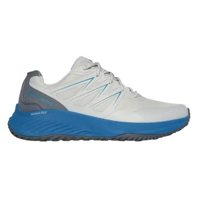 Skechers Men's Bounder RSE - Zoner Sneaker in Gray/Blue, Size | Synthetic/Textile, Machine Washa